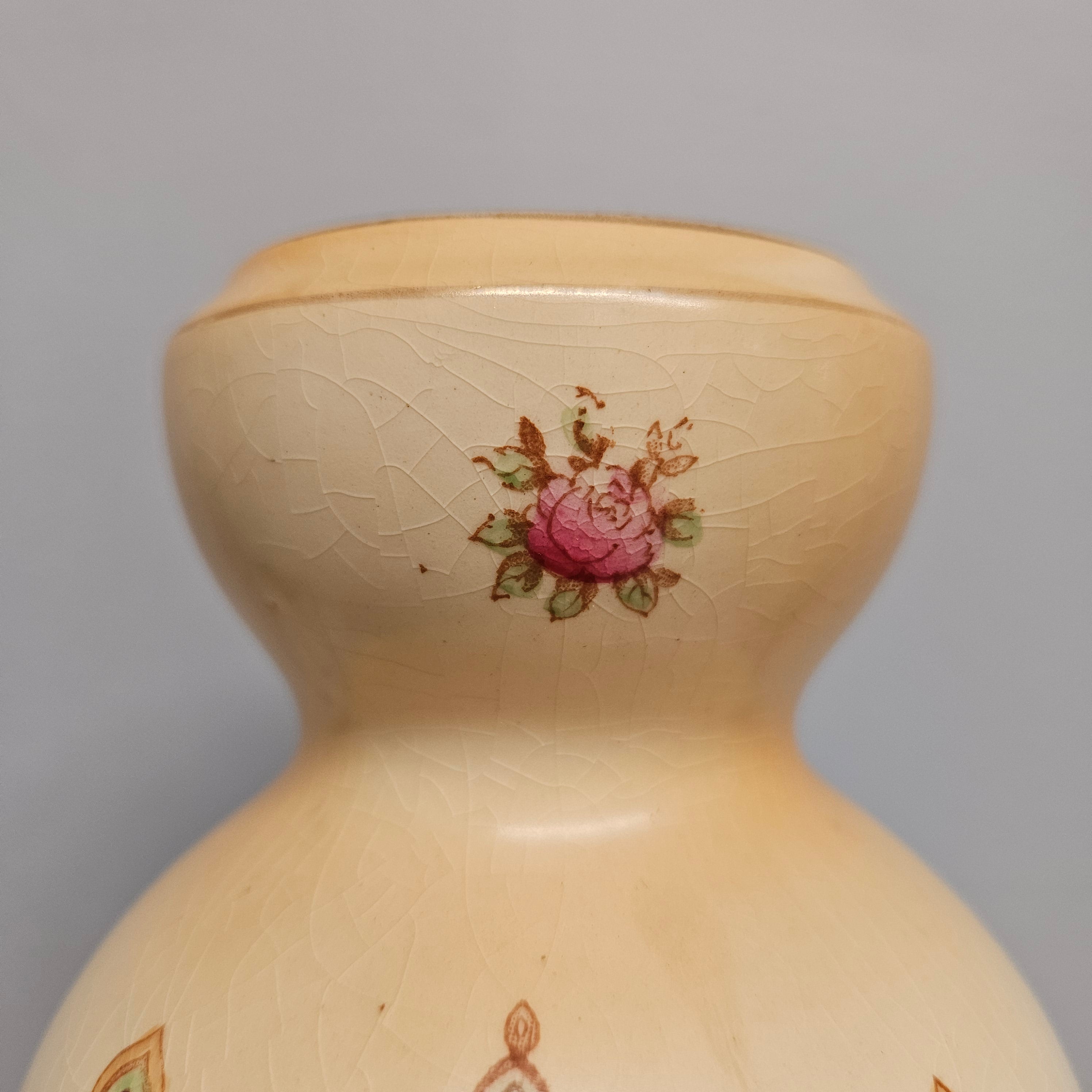 Crown Devon Decorated Vase | Antique & Vintage | Moonee Ponds Antiques | Australia Wide