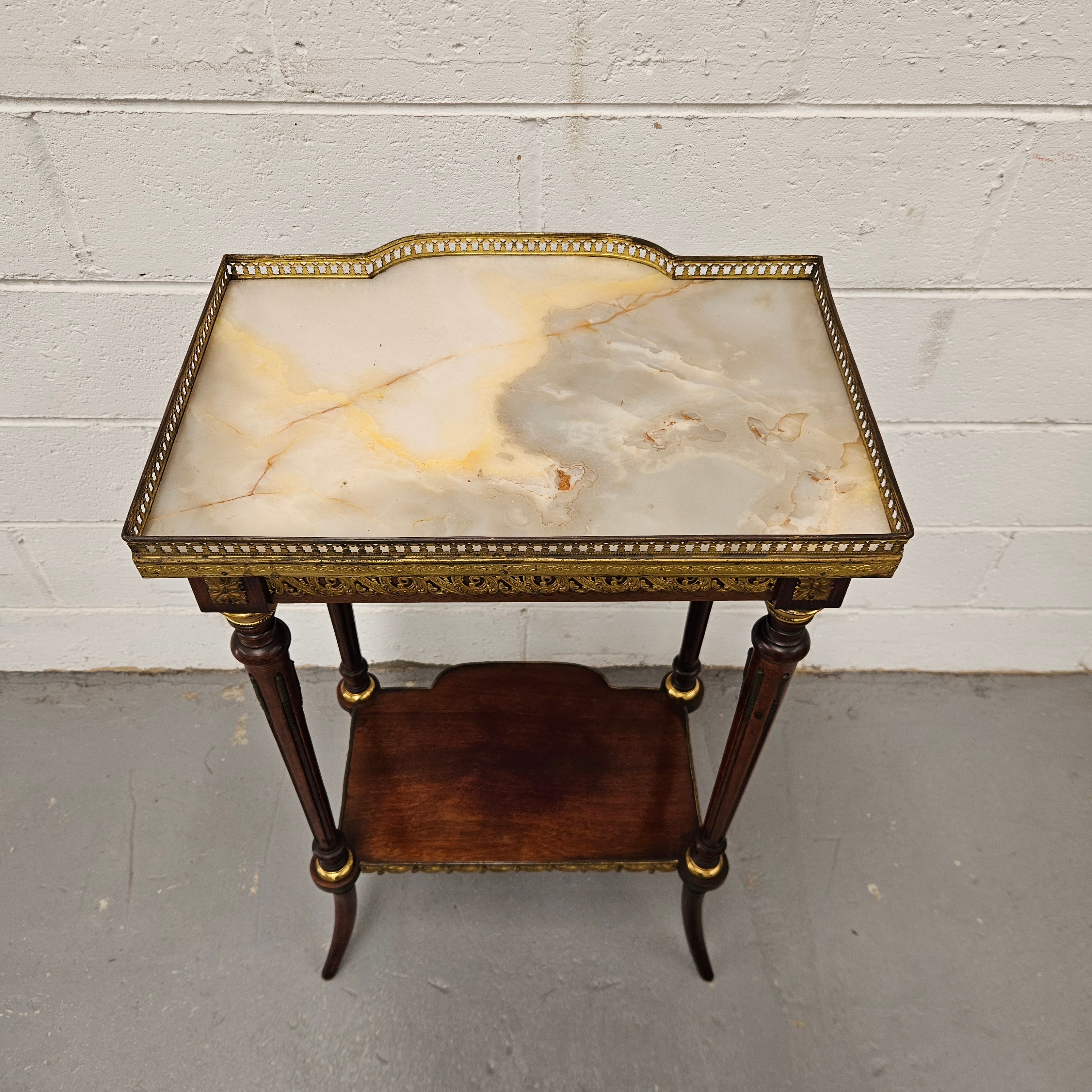 French Louis XVth Style Marble Top Side/Lamp Table | Antique & Vintage | Moonee Ponds Antiques | Australia Wide