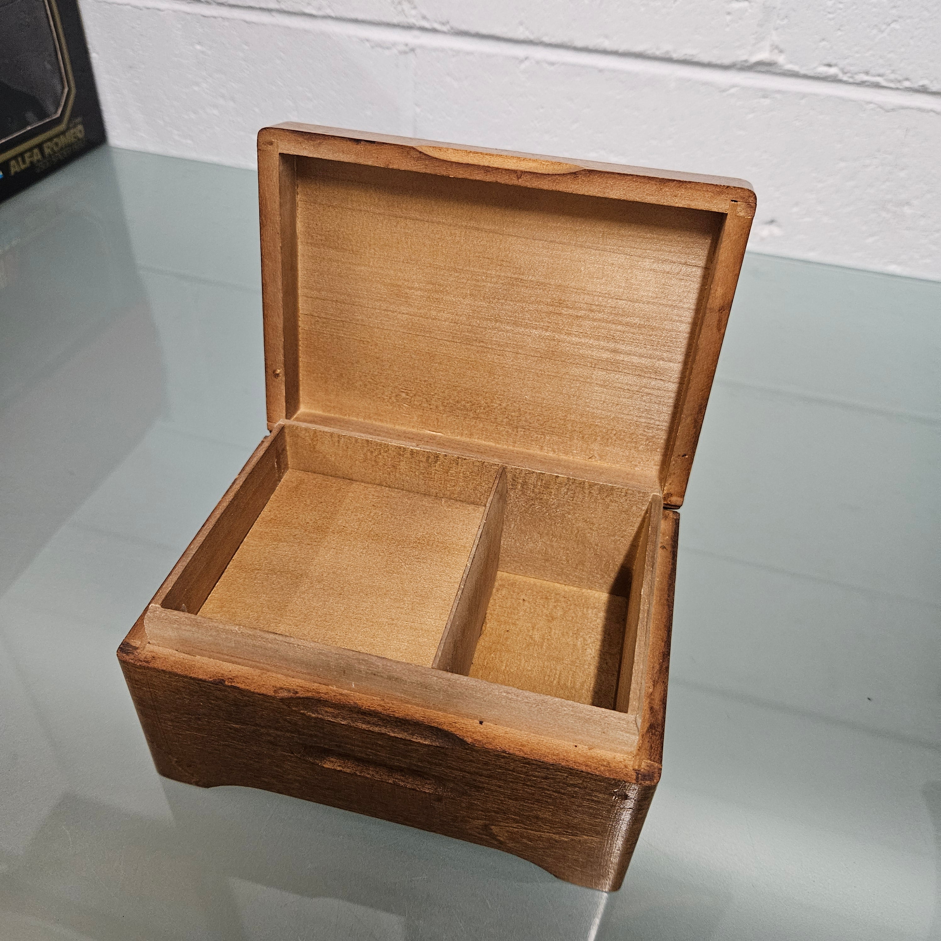 Vintage Wooden Carved Music Jewellery Box | Antique & Vintage | Moonee Ponds Antiques | Australia Wide Delivery