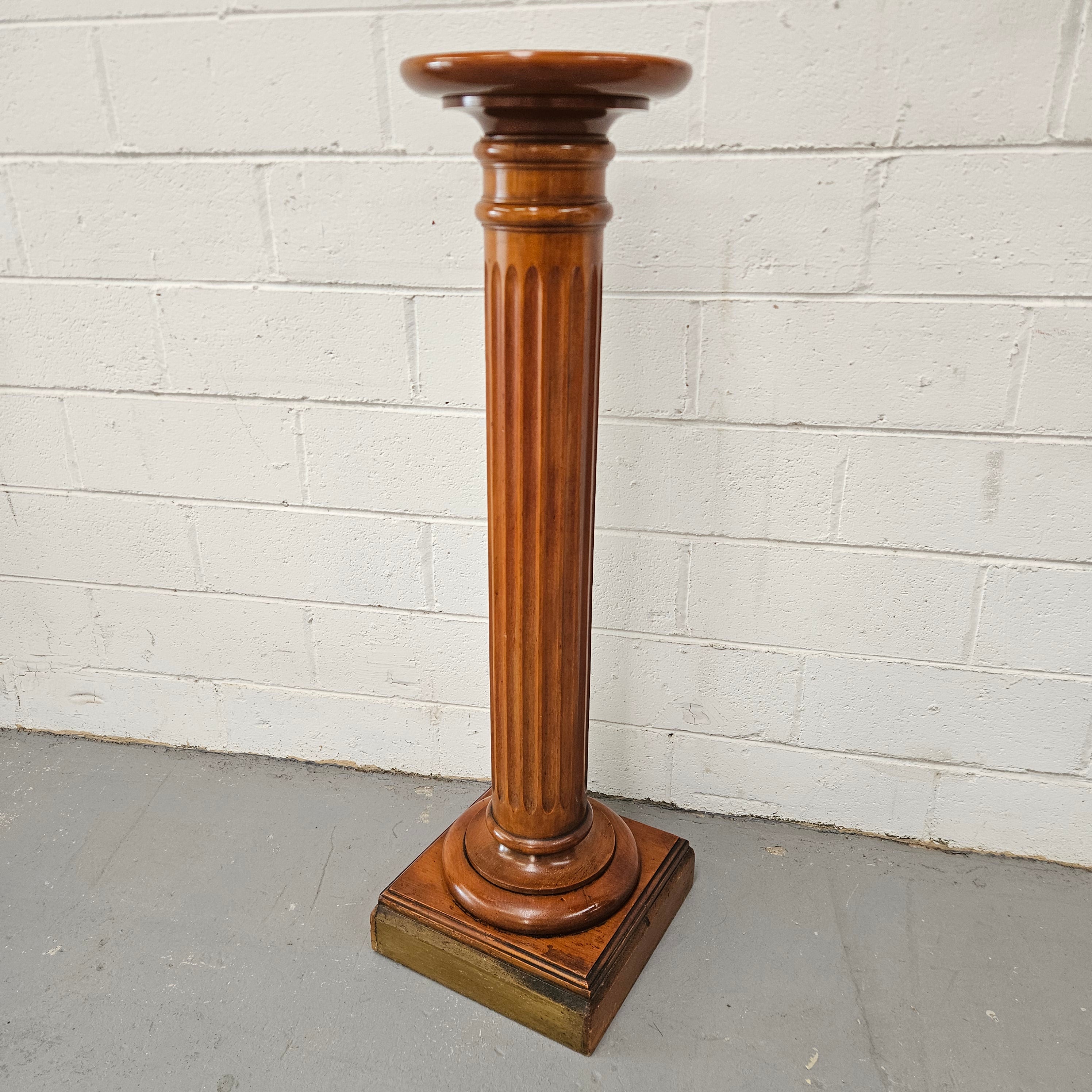 Rustic Blackwood Gun Barrel Pedestal | Antique & Vintage | Moonee Ponds Antiques | Australia Wide Delivery