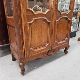 Louis XV Style French Two Door Display Cabinet