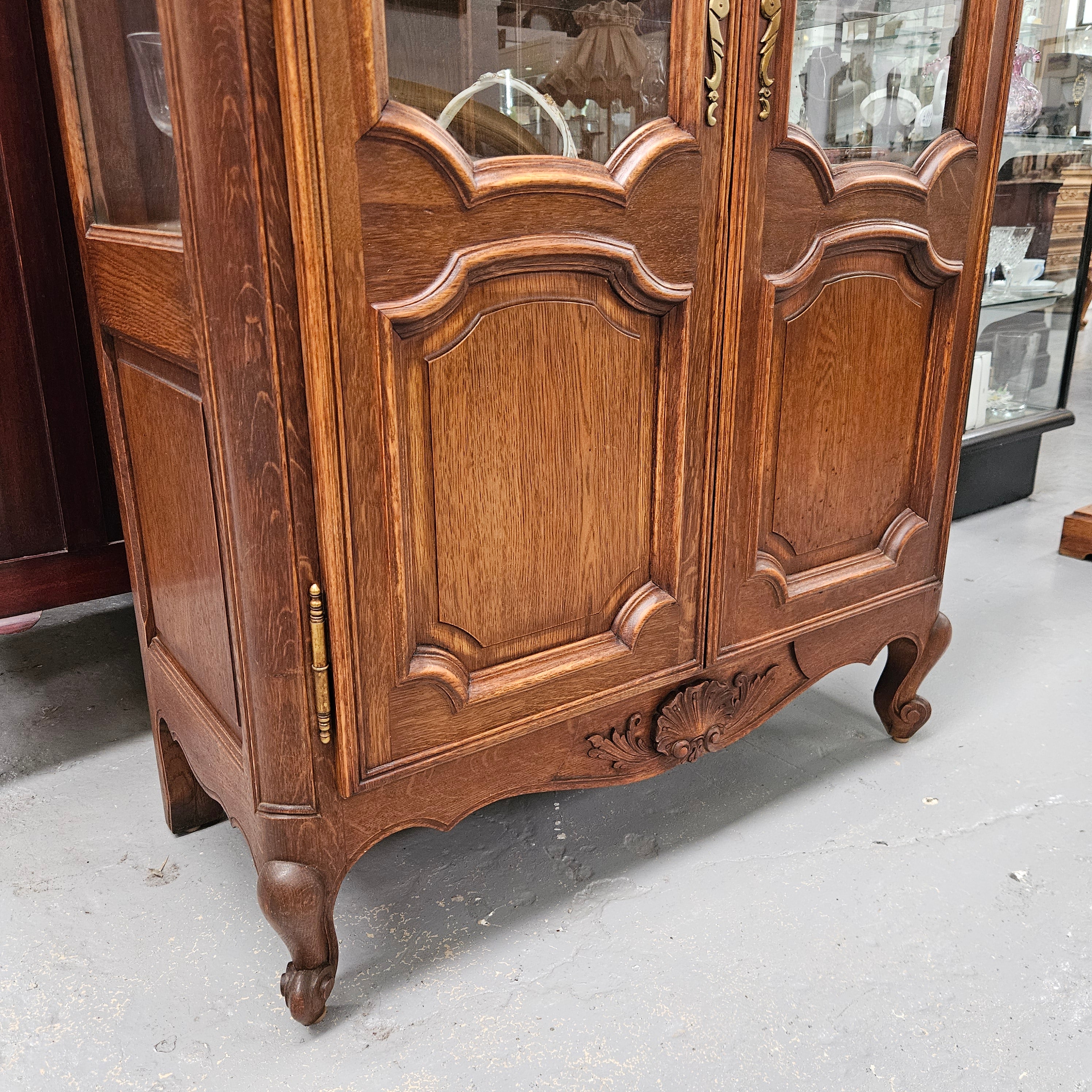 Louis XV Style French Two Door Display Cabinet | Antique & Vintage | Moonee Ponds Antiques | Australia Wide Delivery