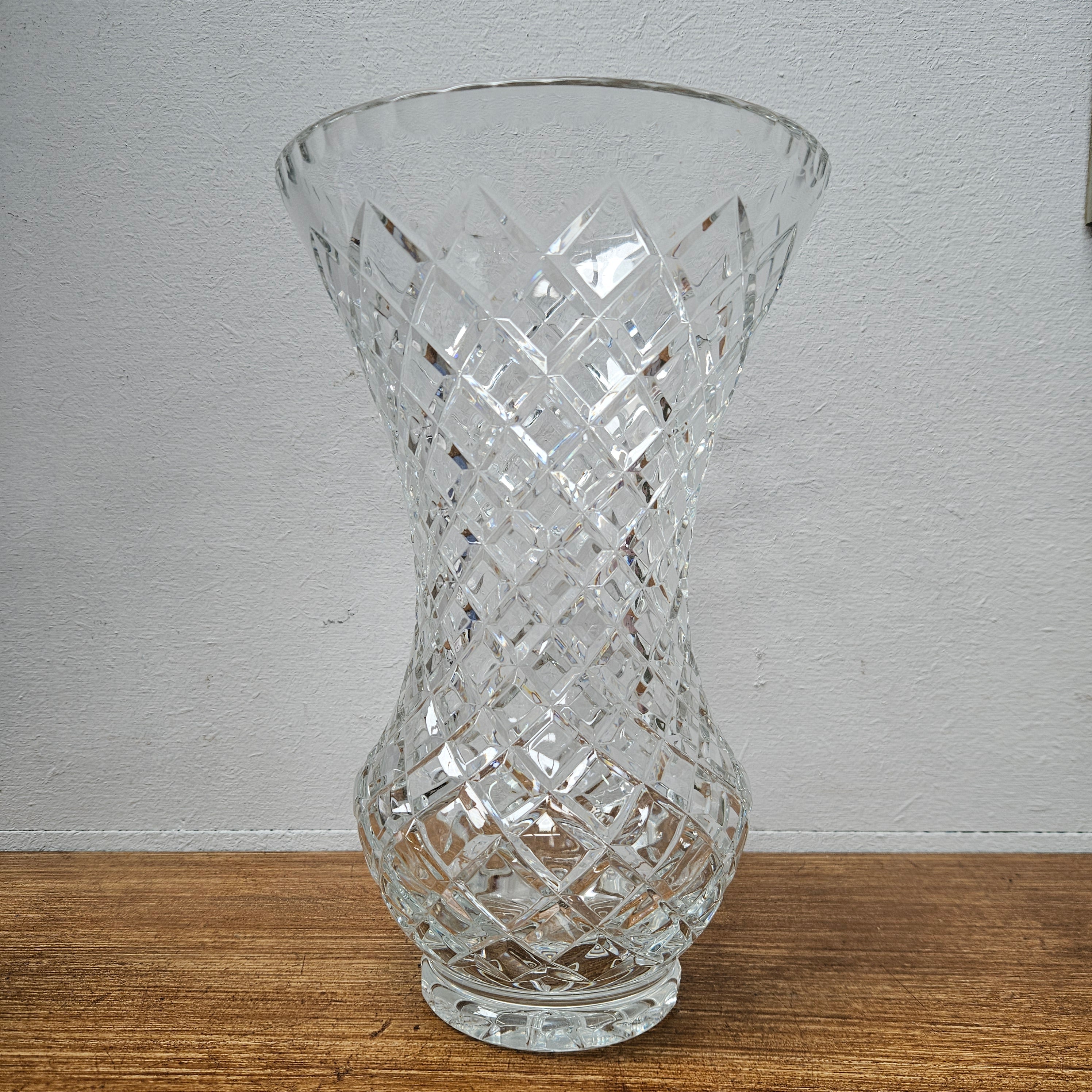 Large Vintage Crystal Vase | Antique & Vintage | Moonee Ponds Antiques | Australia Wide Delivery