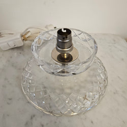 Vintage Art Deco Bohemian Crystal Bedside Lamp | Antique & Vintage | Moonee Ponds Antiques | Australia Wide Delivery