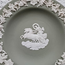 English Wedgwood Green/White Dish | Antique & Vintage | Moonee Ponds Antiques | Australia Wide Delivery