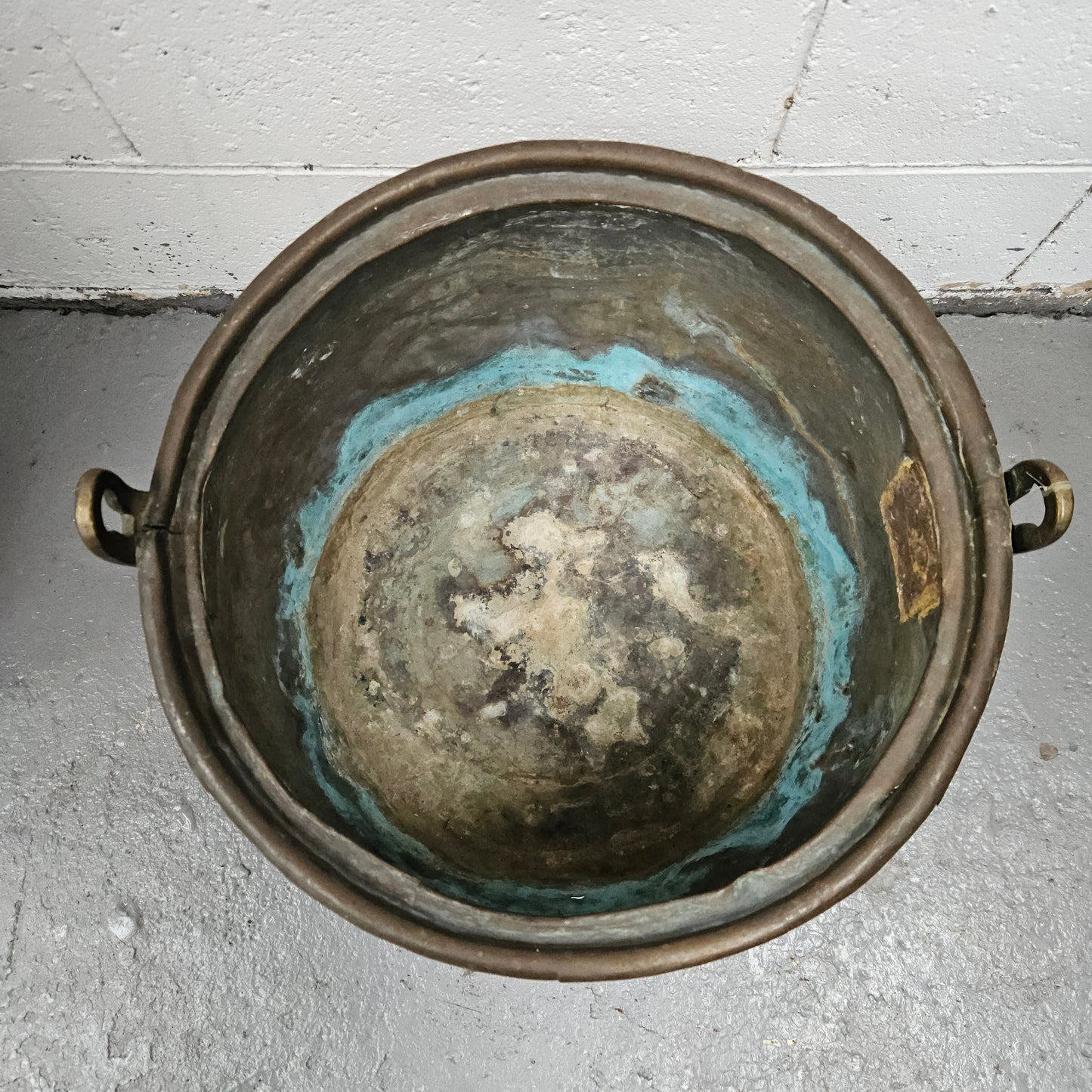 Antique Brass Bucket