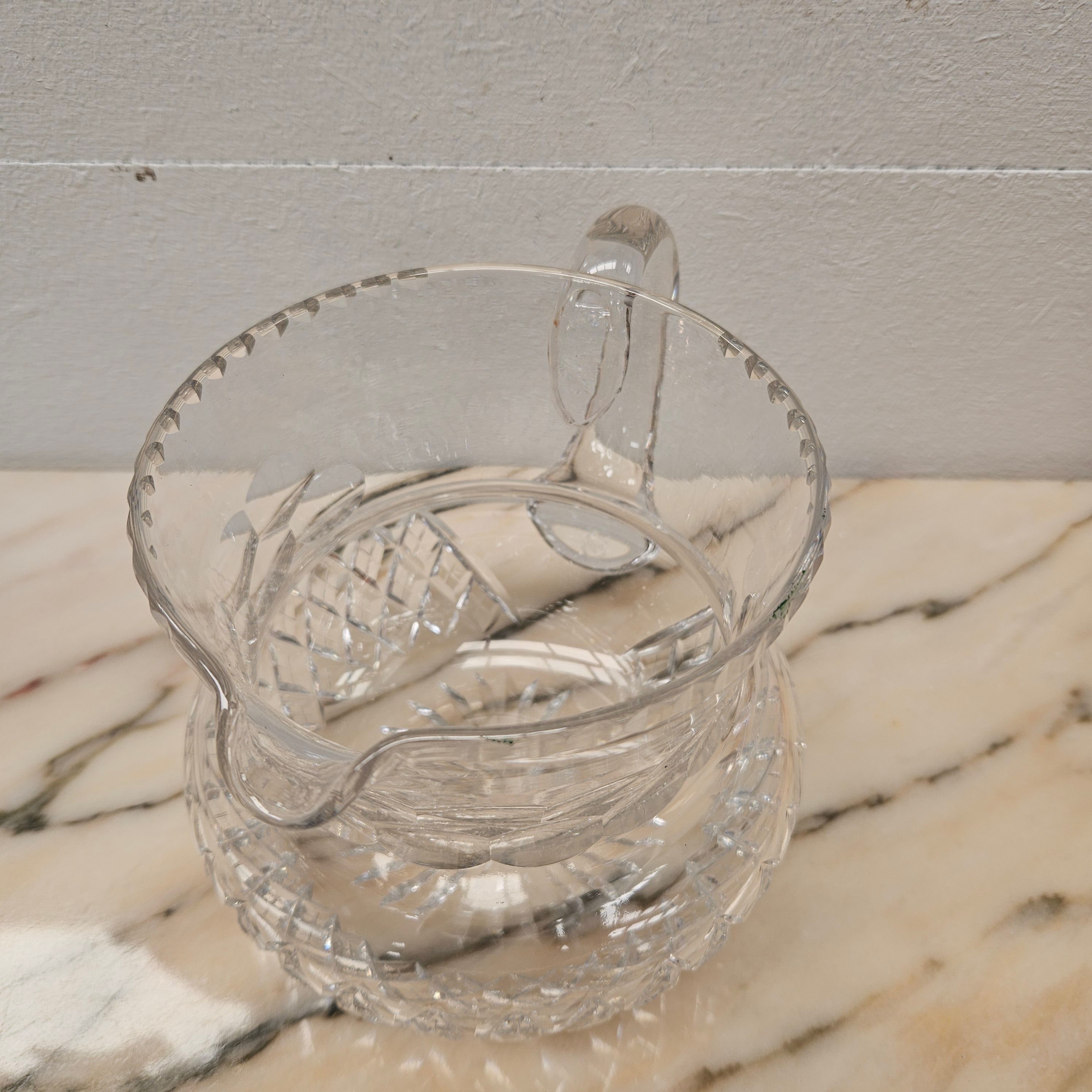 Large Vintage Hand Cut Crystal Jug | Antique & Vintage | Moonee Ponds Antiques | Australia Wide