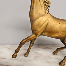 Vintage Bronze Standing Horse