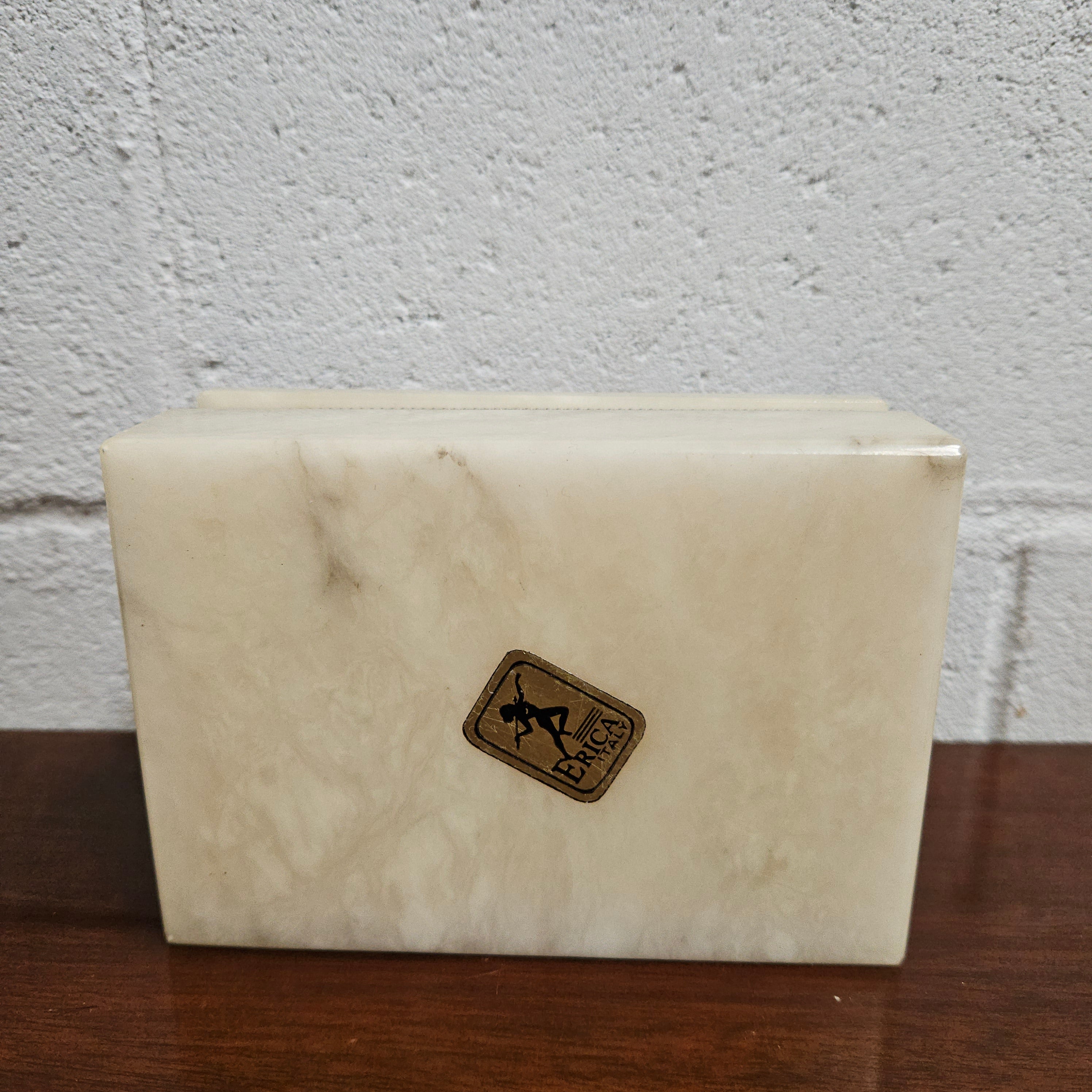 Genuine Alabaster Jewellery Box | Antique & Vintage | Moonee Ponds Antiques | Australia Wide Delivery
