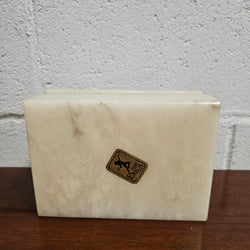 Genuine Alabaster Jewellery Box | Antique & Vintage | Moonee Ponds Antiques | Australia Wide Delivery