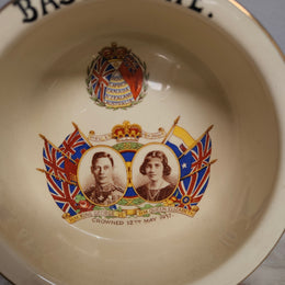 Vintage Empire Works China Commemorative Baby's Bowl