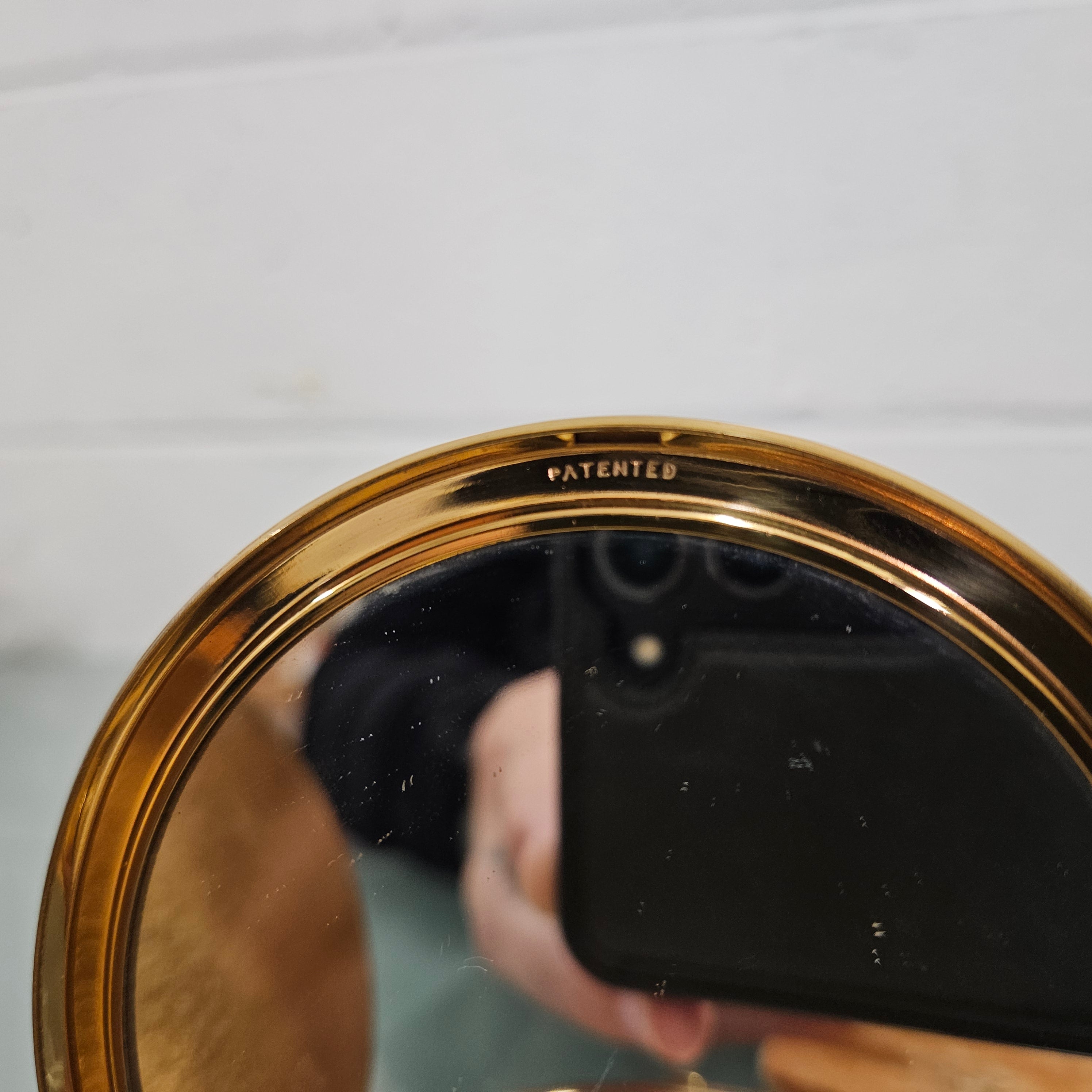 Vintage Guilhoche Gold Kigu Compact | Antique & Vintage | Moonee Ponds Antiques | Australia Wide Delivery