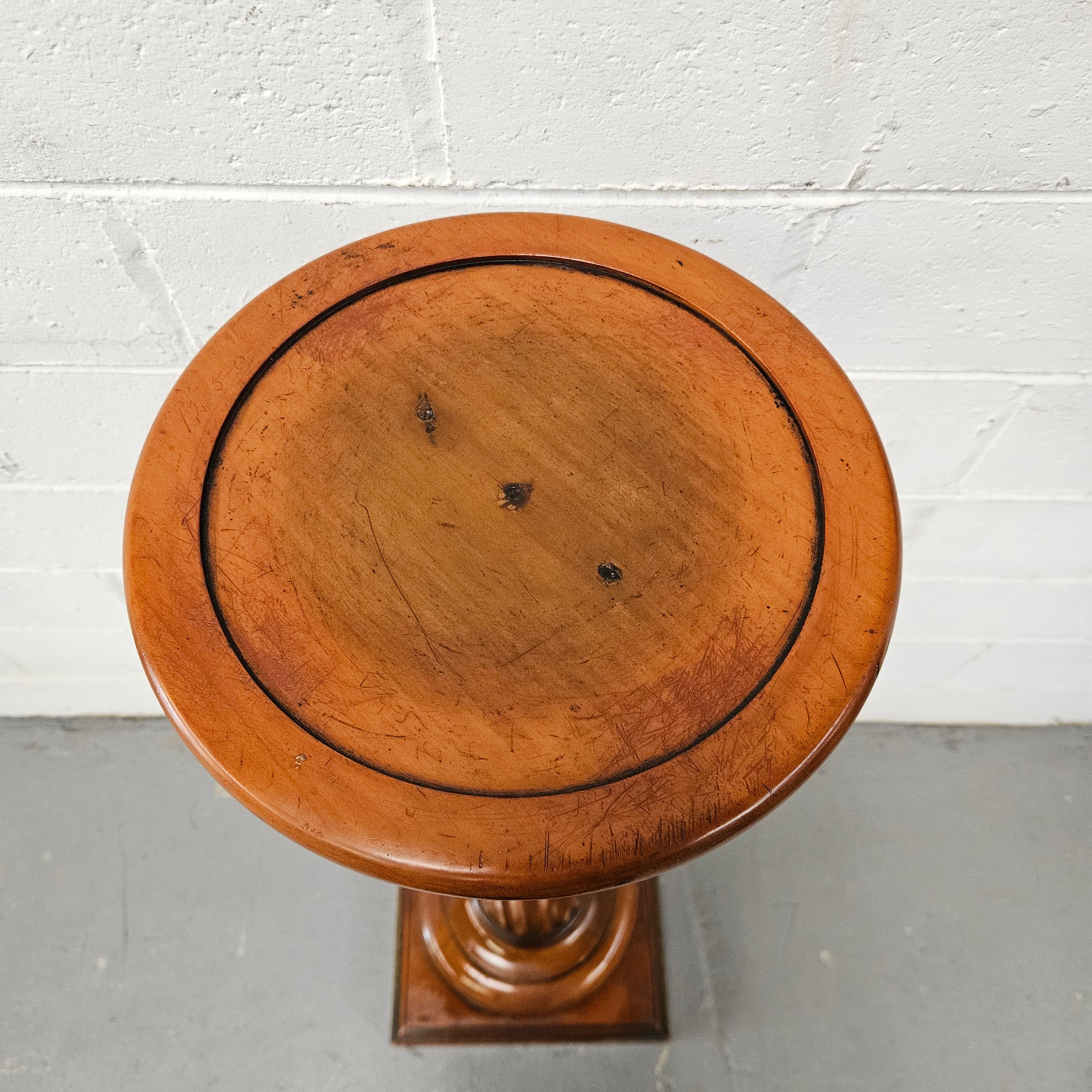 Rustic Blackwood Gun Barrel Pedestal | Antique & Vintage | Moonee Ponds Antiques | Australia Wide Delivery