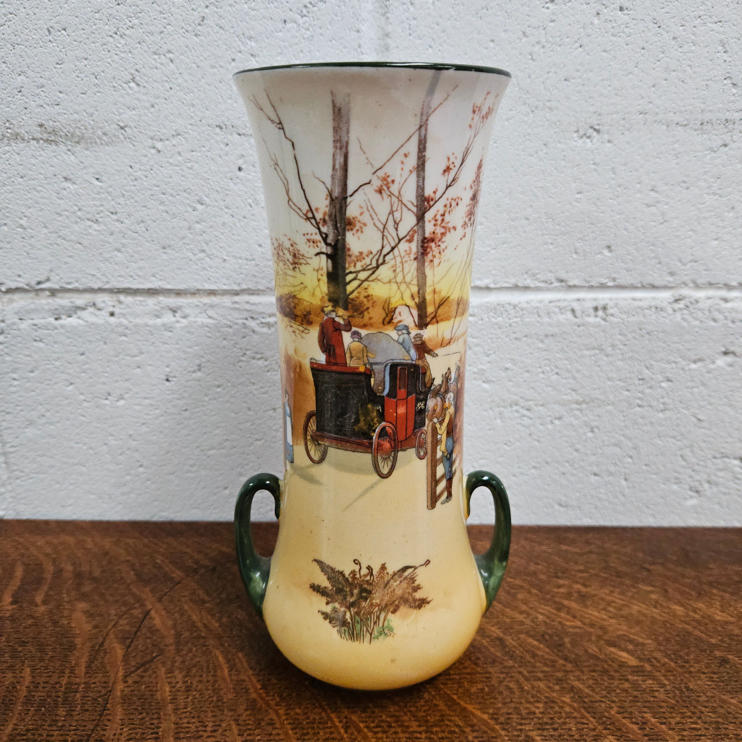 Royal Doulton Vase With Handles | Antique & Vintage | Moonee Ponds Antiques | Australia Wide Delivery