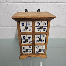 Vintage Hand Made Spice Drawers
