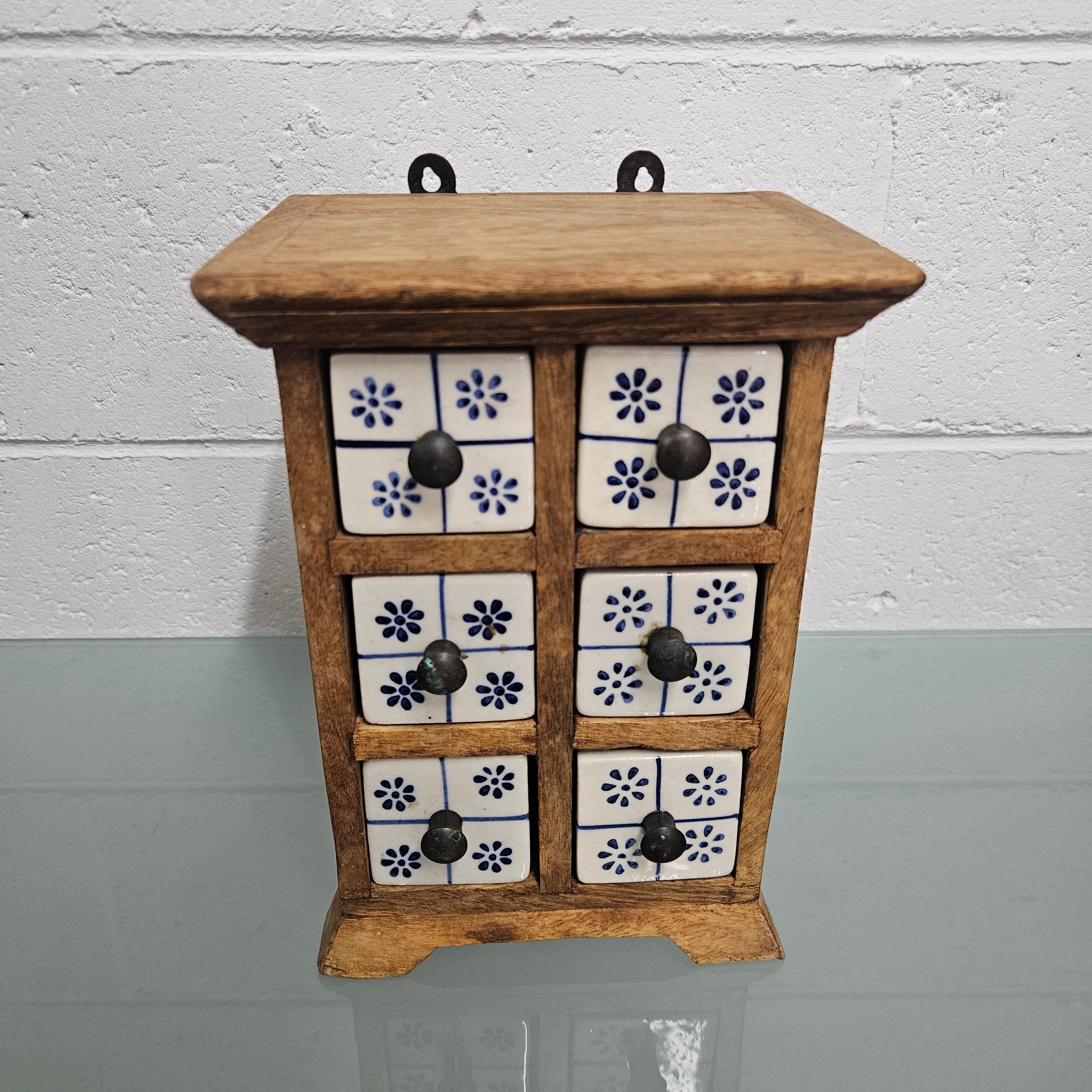 Vintage Hand Made Spice Drawers