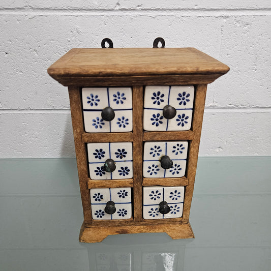 Vintage Hand Made Spice Drawers