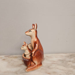 Vintage Kangaroo & Joey Salt and Pepper Shakers