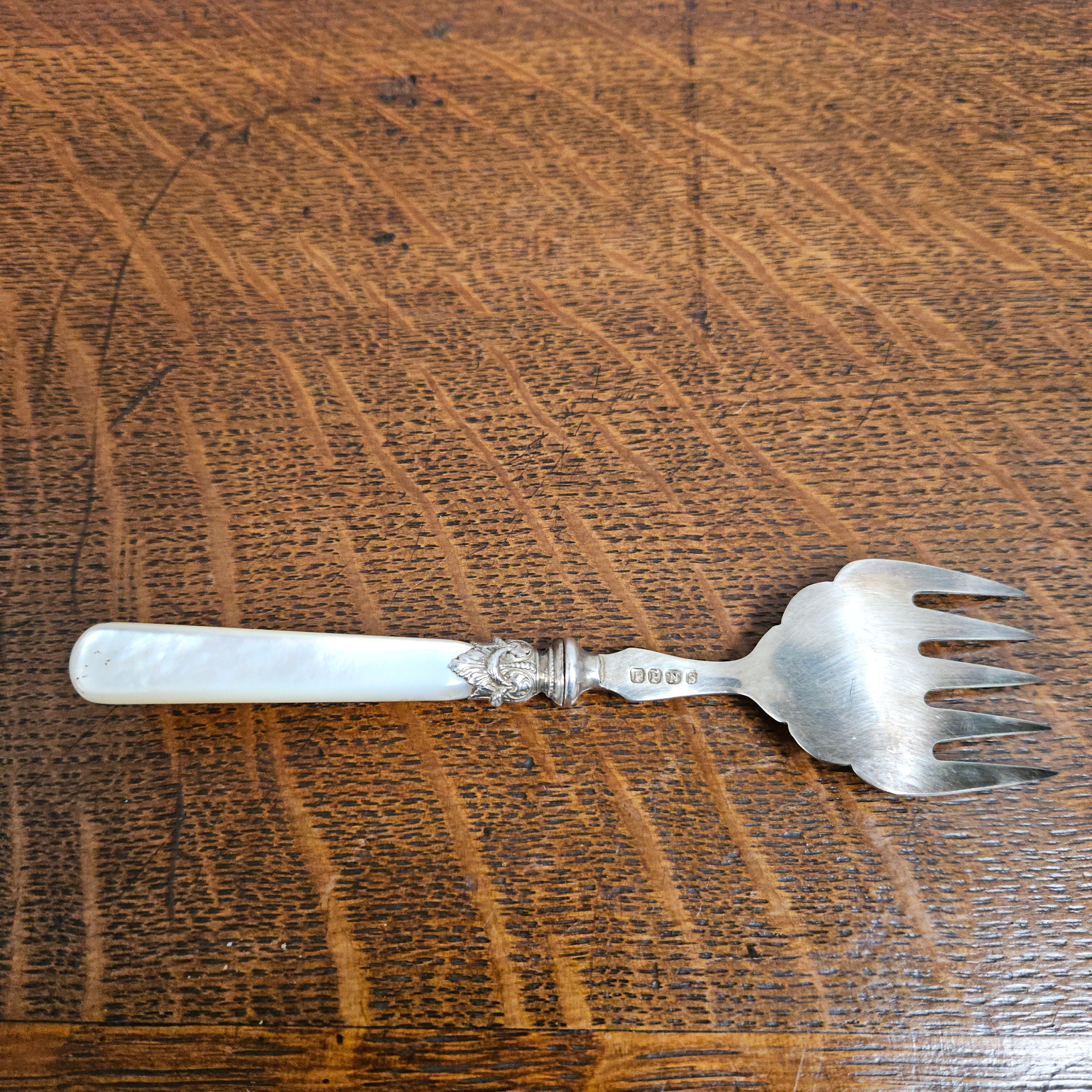 Antique Mother of Pearl & EPNS Silver Fish Fork | Antique & Vintage | Moonee Ponds Antiques | Australia Wide Delivery