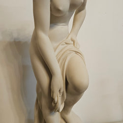 Vintage French Composite Marble 'Bathing Venus' Statue | Antique & Vintage | Moonee Ponds Antiques | Australia Wide Delivery