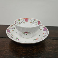 Lowescroft Hand Painted 18th Century Tea Bowl & Saucer | Antique & Vintage | Moonee Ponds Antiques | Australia Wide Delivery