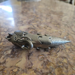 Vintage Silver Metal Gothic Full Finger Claw Ring/Pendant