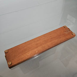 Antique Cribbage Inlaid Timber Board