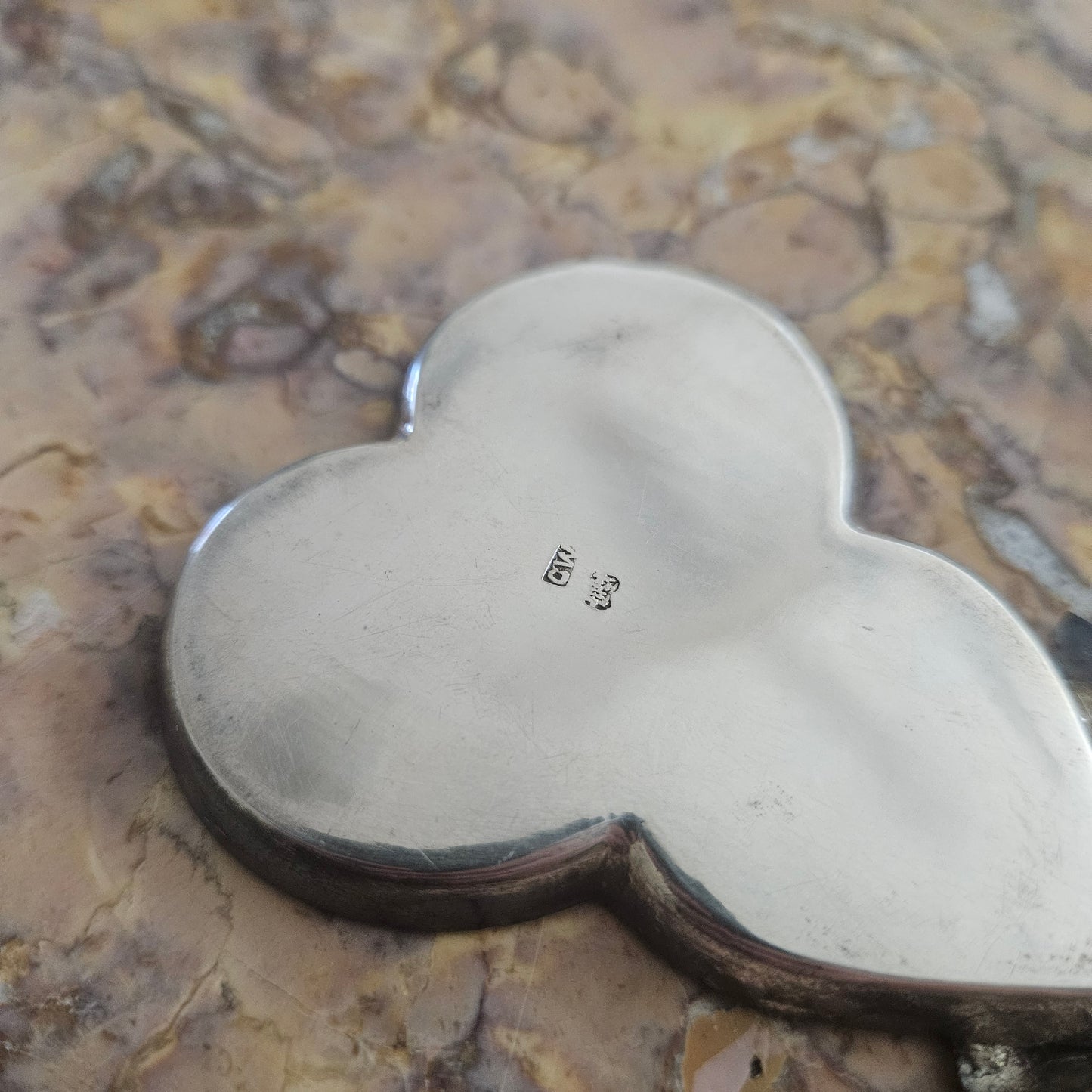 Chinese Export Silver Soy / Salt Dish