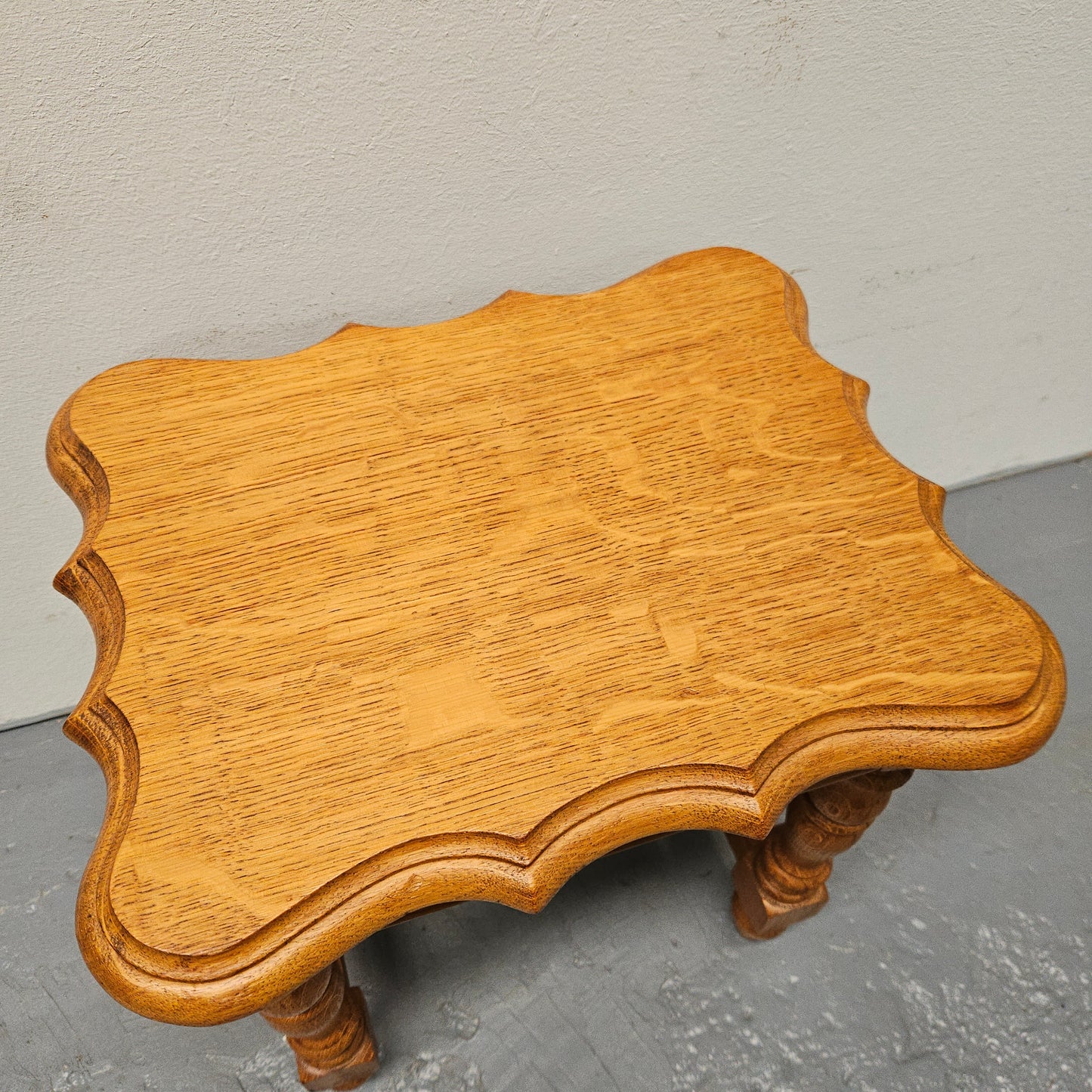 French Provincial Oak Small Coffee Table