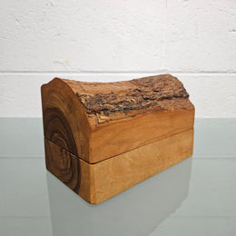 Rustic Hand Carved (Maple) Trinket Box