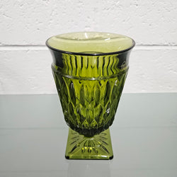 Vintage Green Glass Vase/Boblet | Antique & Vintage | Moonee Ponds Antiques | Australia Wide Delivery