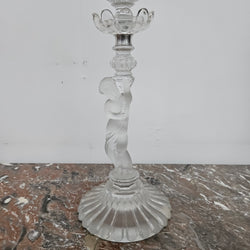 French Baccarat Crystal Hurricane Candle Lamp | Antique & Vintage | Moonee Ponds Antiques | Australia Wide Delivery