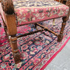 French 19th Century Walnut & Tapestry Fireside / Throne Chair | Antique & Vintage | Moonee Ponds Antiques | Australia Wide Delivery