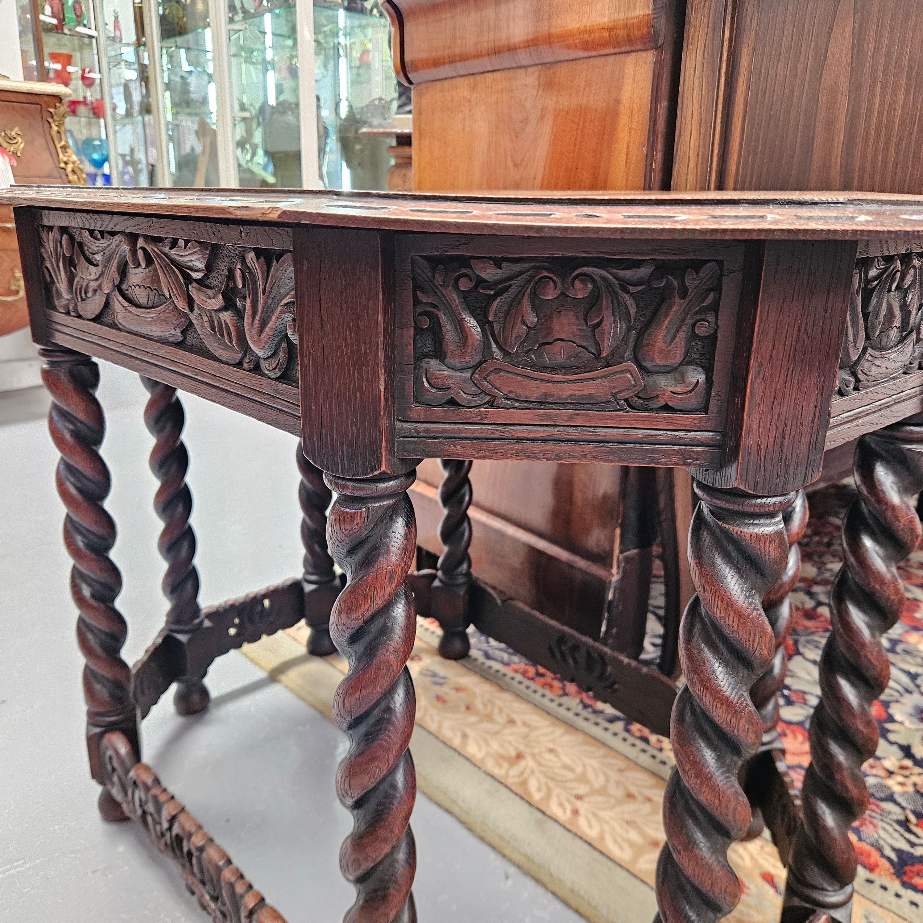 Antique Jacobean Style Centre Table | Antique & Vintage | Moonee Ponds Antiques | Australia Wide