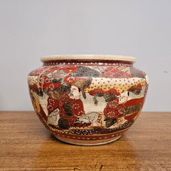 Antique Satsuma Hand Painted Jardiniere Pot | Antique & Vintage | Moonee Ponds Antiques | Australia Wide Delivery