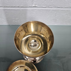 Antique Sterling Silver Chalice & Cover Tray | Antique & Vintage | Moonee Ponds Antiques | Australia Wide Delivery