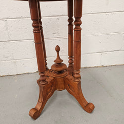 Vintage Mahogany Marble Top Round Table | Antique & Vintage | Moonee Ponds Antiques | Australia Wide Delivery