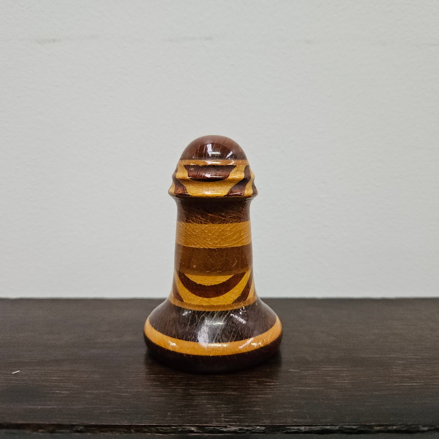 Vintage Cairns Souvenir Treen Wooden Salt