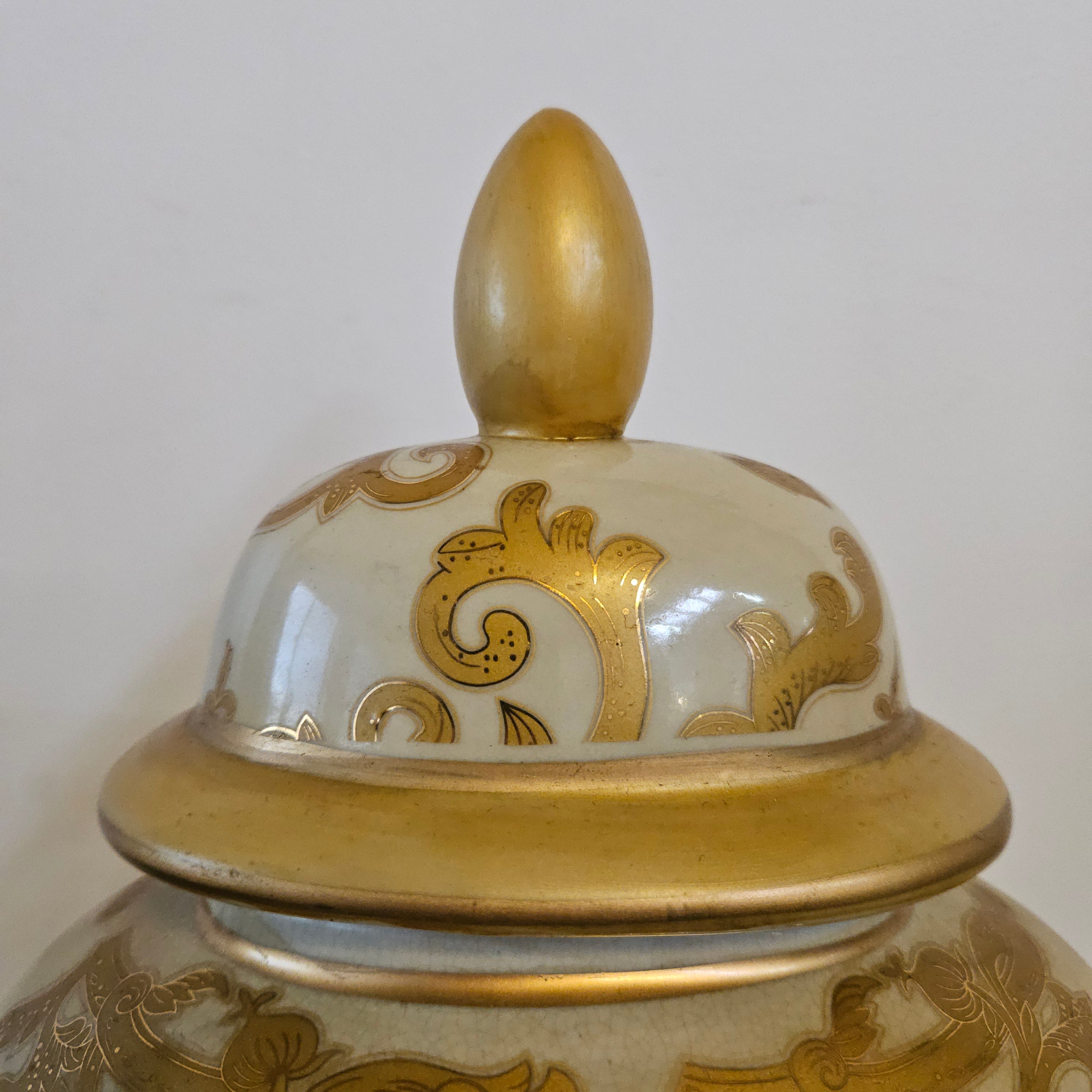Decorative Porcelain Vase & Lid | Antique & Vintage | Moonee Ponds Antiques | Australia Wide Delivery