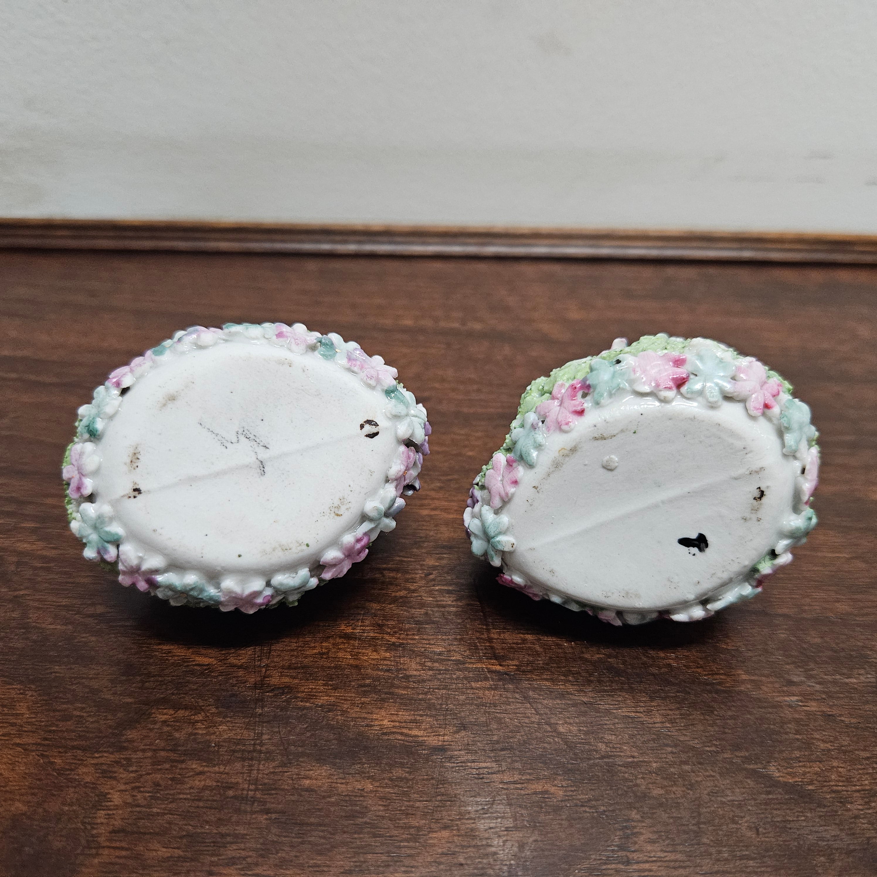 Set of 2 Elfinware Mossware Holders | Antique & Vintage | Moonee Ponds Antiques | Australia Wide Delivery