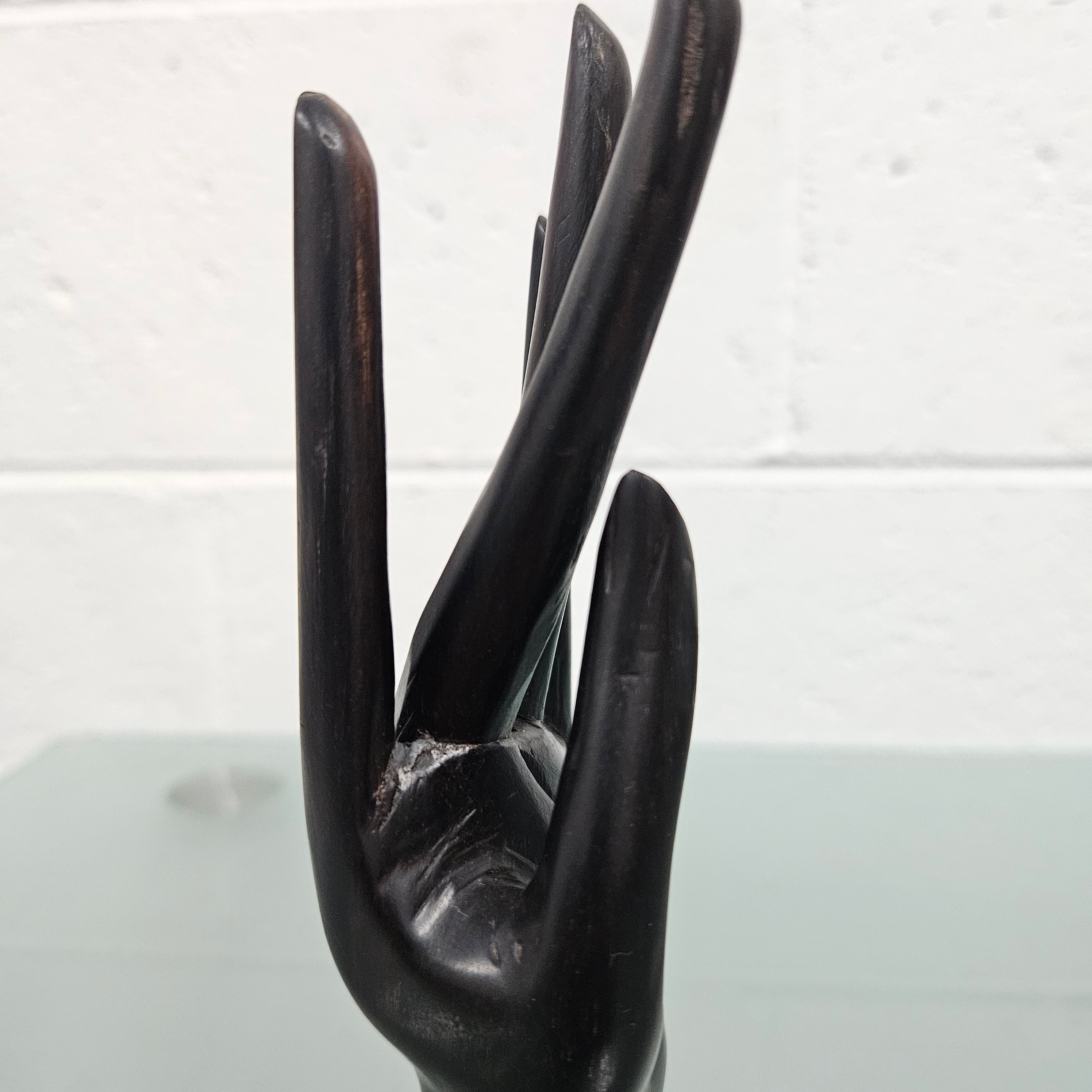 Vintage Wooden Jewellery Hand Stand | Antique & Vintage | Moonee Ponds Antiques | Australia Wide Delivery