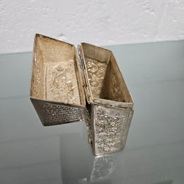 Decorative Vintage Asian Silver Trinket Box