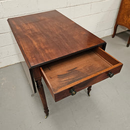 Georgian Mahogany Pembroke Table Regency Style