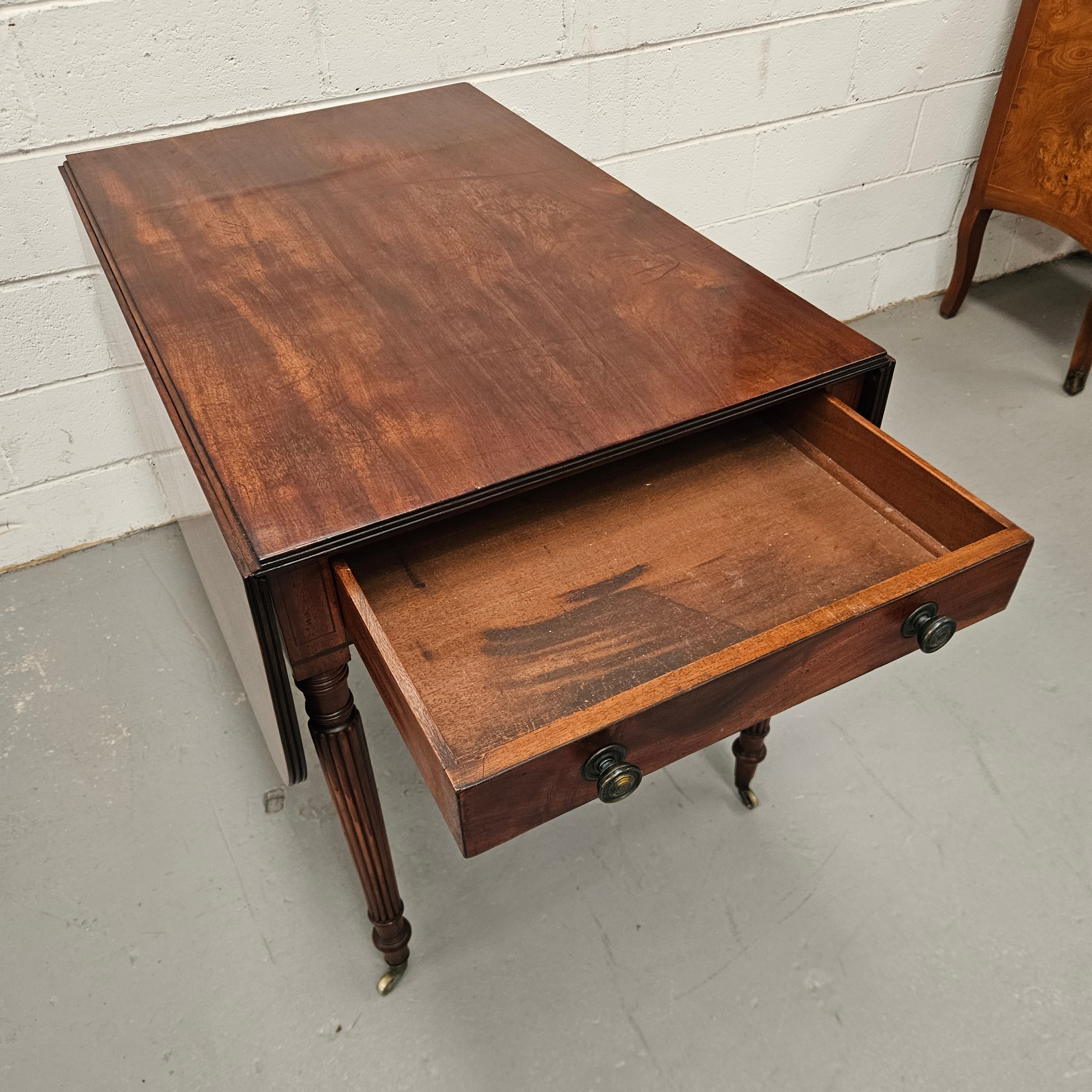 Georgian Mahogany Pembroke Table Regency Style | Antique & Vintage | Moonee Ponds Antiques | Australia Wide