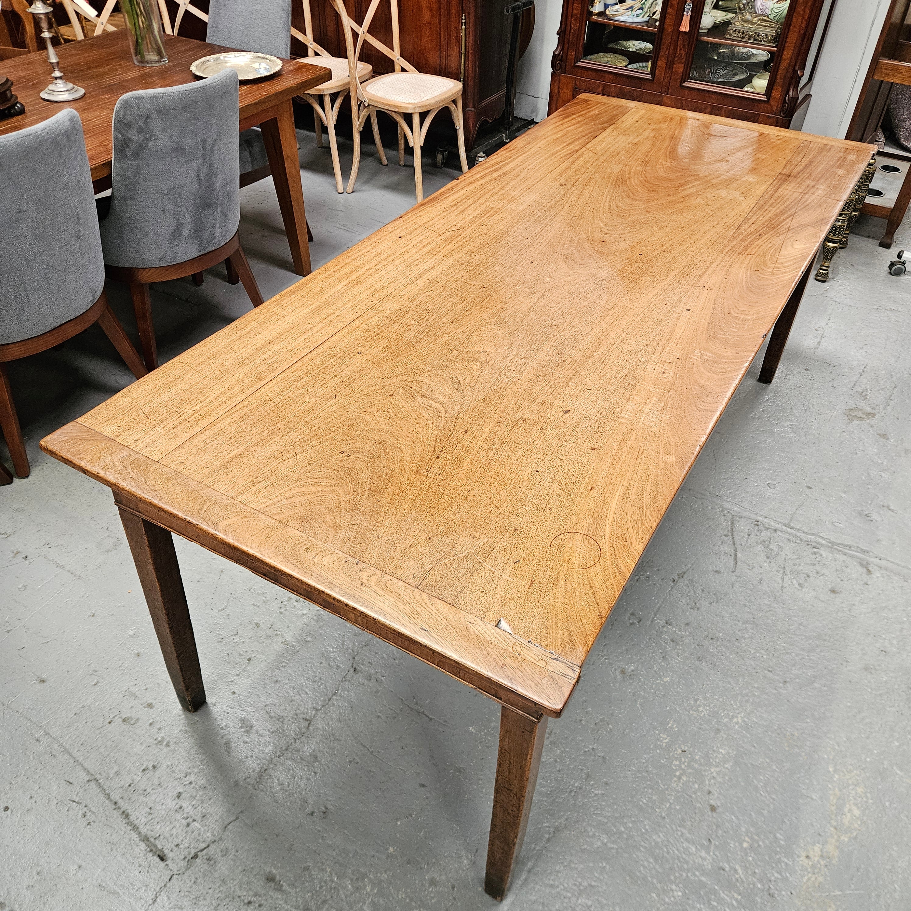 Rare Mahogany French Farmhouse Style Table C1780