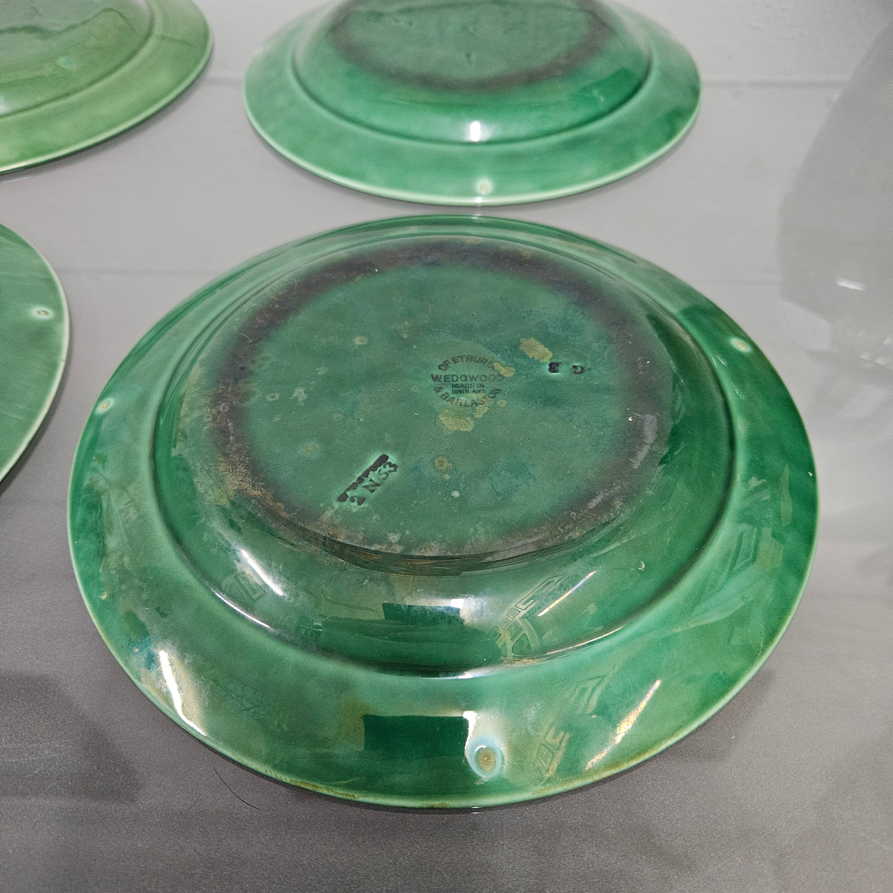 Antique Set of Four Majolica Plates | Antique & Vintage | Moonee Ponds Antiques | Australia Wide Delivery