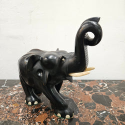Vintage Ebony/Bone Elephant | Antique & Vintage | Moonee Ponds Antiques | Australia Wide Delivery