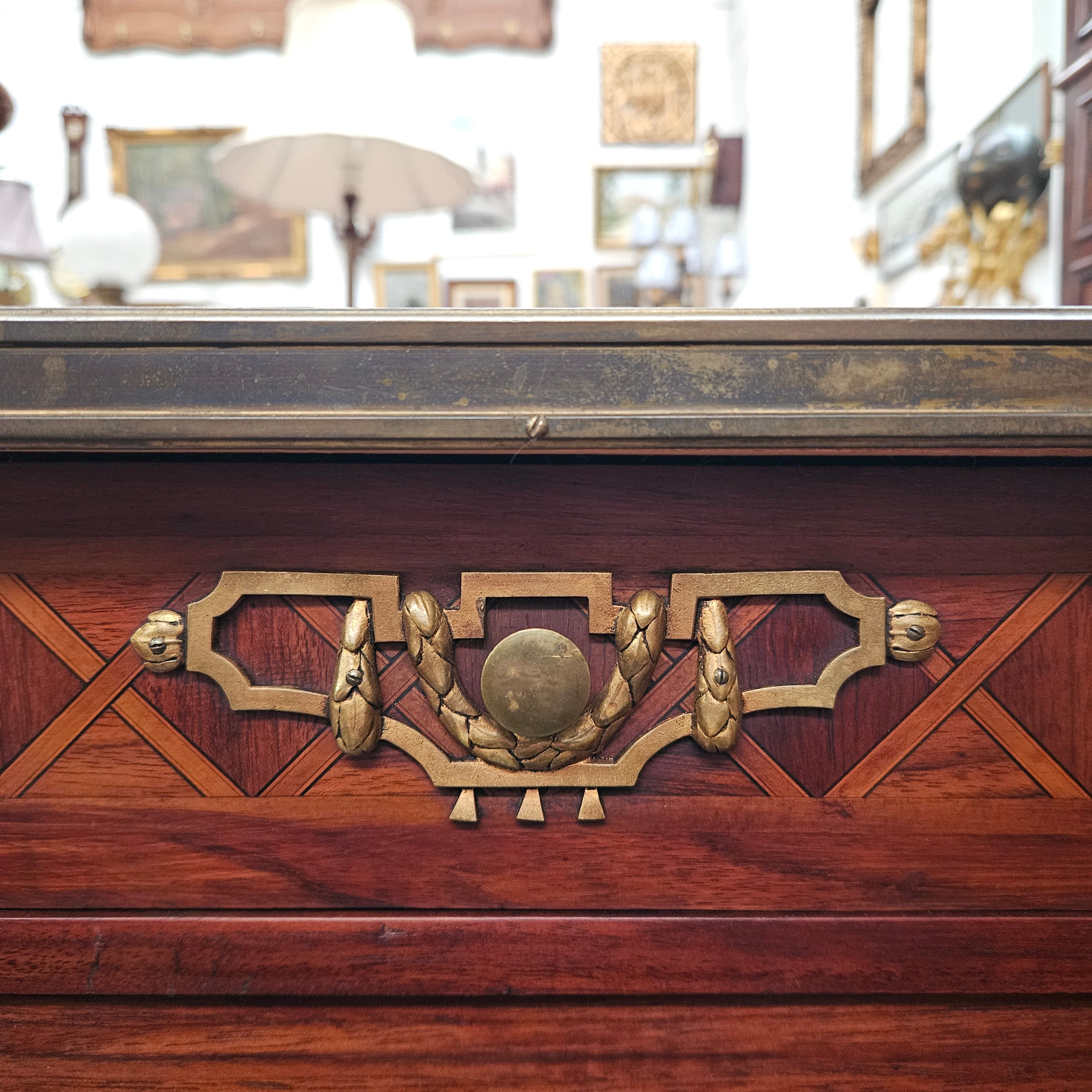 Louis XVIth Style Mahogancy Side Cabinet/Bedside | Antique & Vintage | Moonee Ponds Antiques | Australia Wide Delivery
