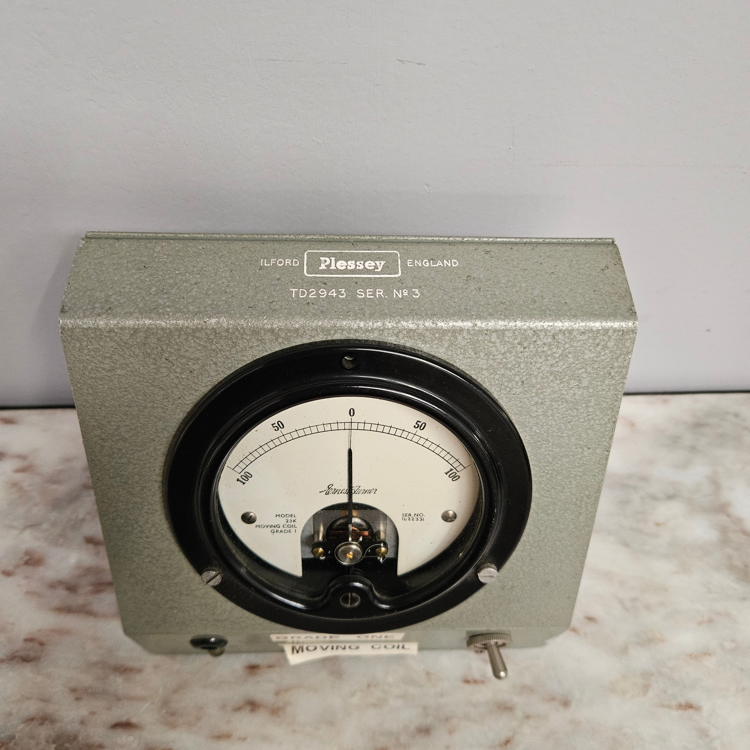Vintage Plessey Ampere Meter In Case | Antique & Vintage | Moonee Ponds Antiques | Australia Wide Delivery