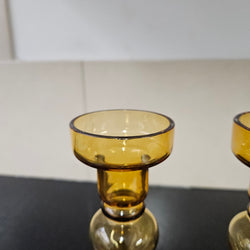 Pair of Swedish Mid Century Glass Vases | Antique & Vintage | Moonee Ponds Antiques | Australia Wide Delivery